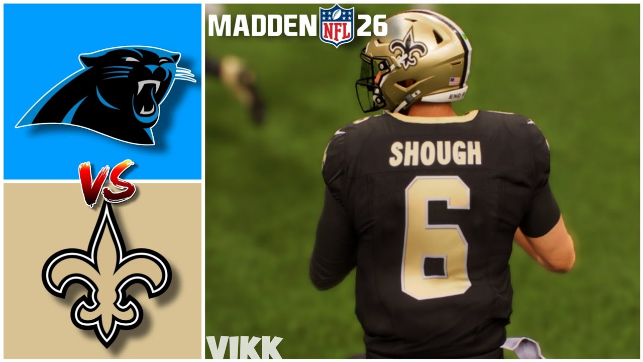 Panthers vs Saints Week 15 Simulation (Madden 26 Rosters)