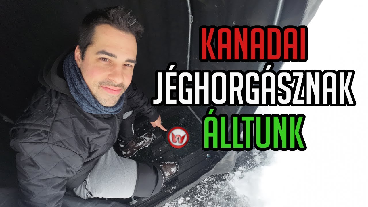 Egy napra j&eacute;ghorg&aacute;sznak &aacute;lltunk! 🐟❄️ #kanad&aacute;bak&ouml;lt&ouml;zt&uuml;nk