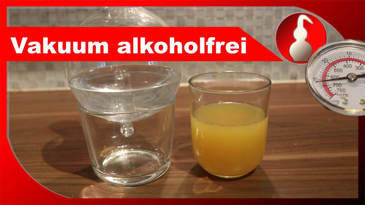 ALKOHOLFREIEN Wein selber machen - mit Vakuum-Destillation - diSTILLed