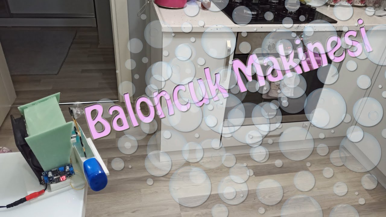 Baloncuk Köpük Makinesi Yapımı - How To Make a Bubble Machine