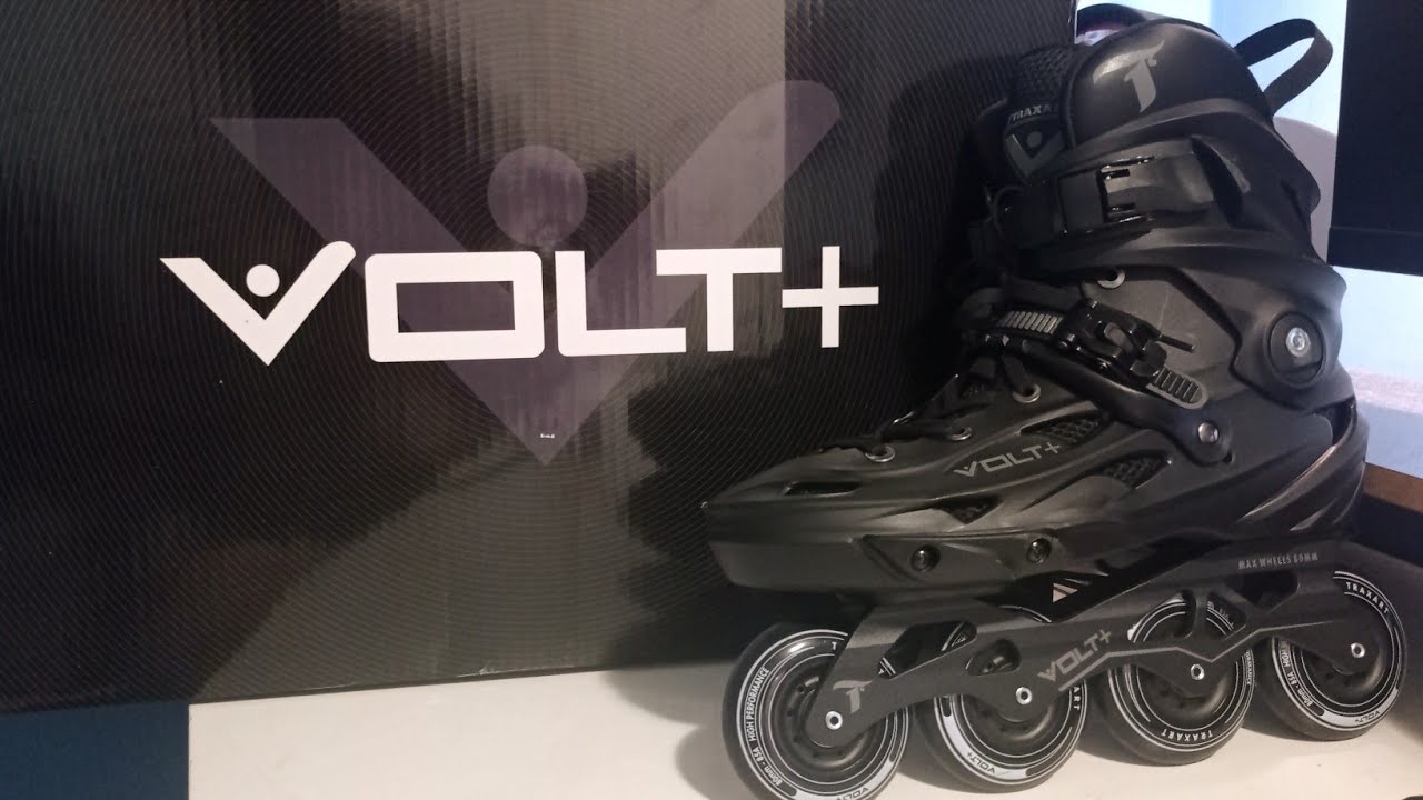 Patins Inline Freestyle Traxart Volt + 2.0 Preto - Abec-9