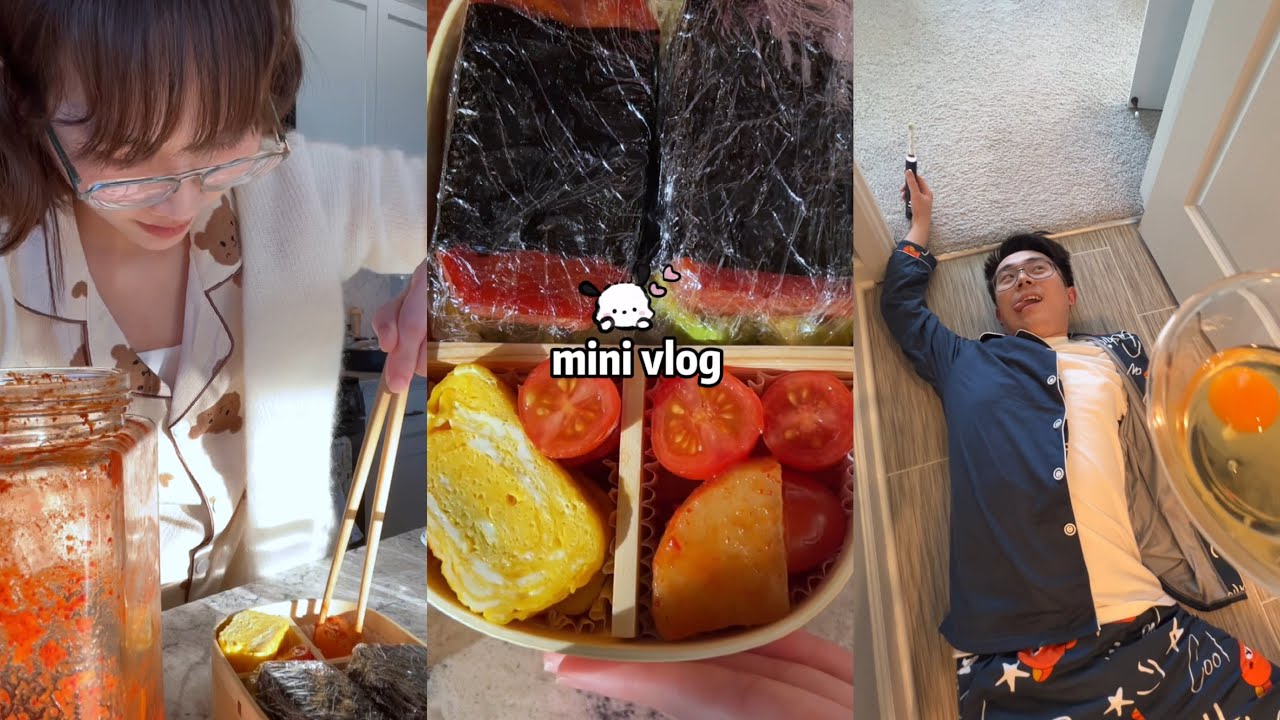 Make lunch bento for my husband at 6:30 am ☀️