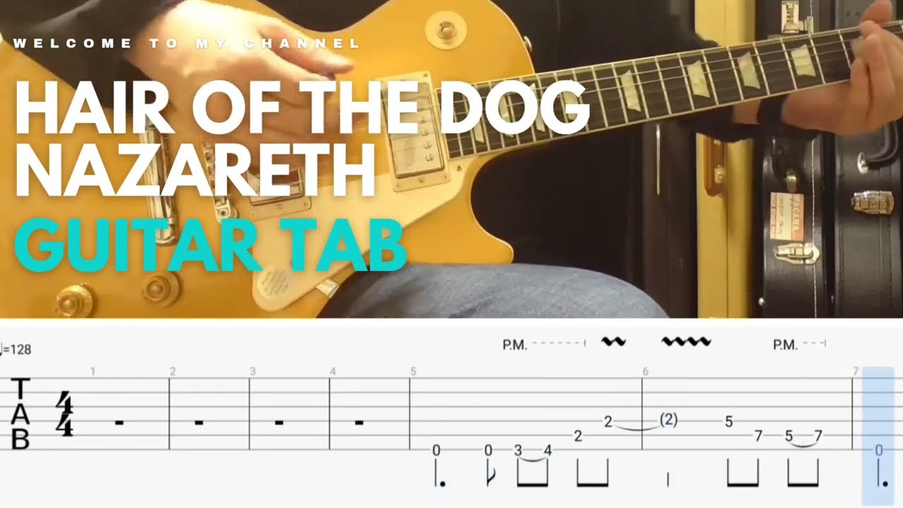 〚TAB〛Hair of the Dog - Nazareth│guitar cover│tabs│lesson