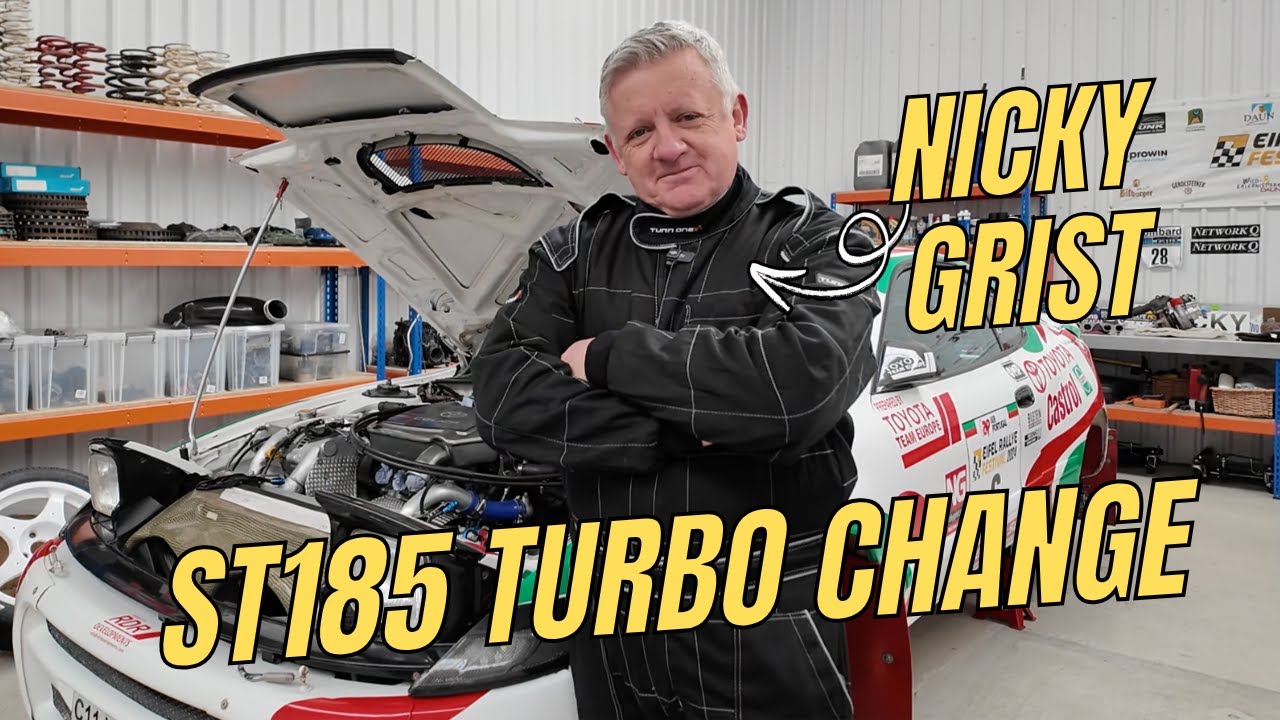 Changing the TURBO on my Group A WRC Toyota Celica ST185 | Nicky Grist Motorsports