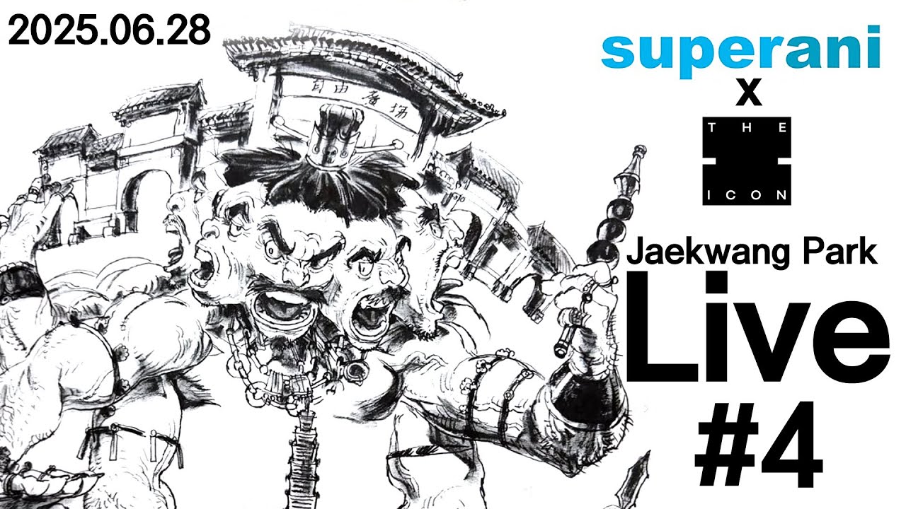 Jaekwang Park Live Drawing at Theicon, Taipei. #4