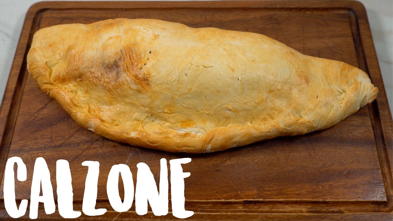 Calzone MUY FÁCIL de Jamón y Queso Mozzarella