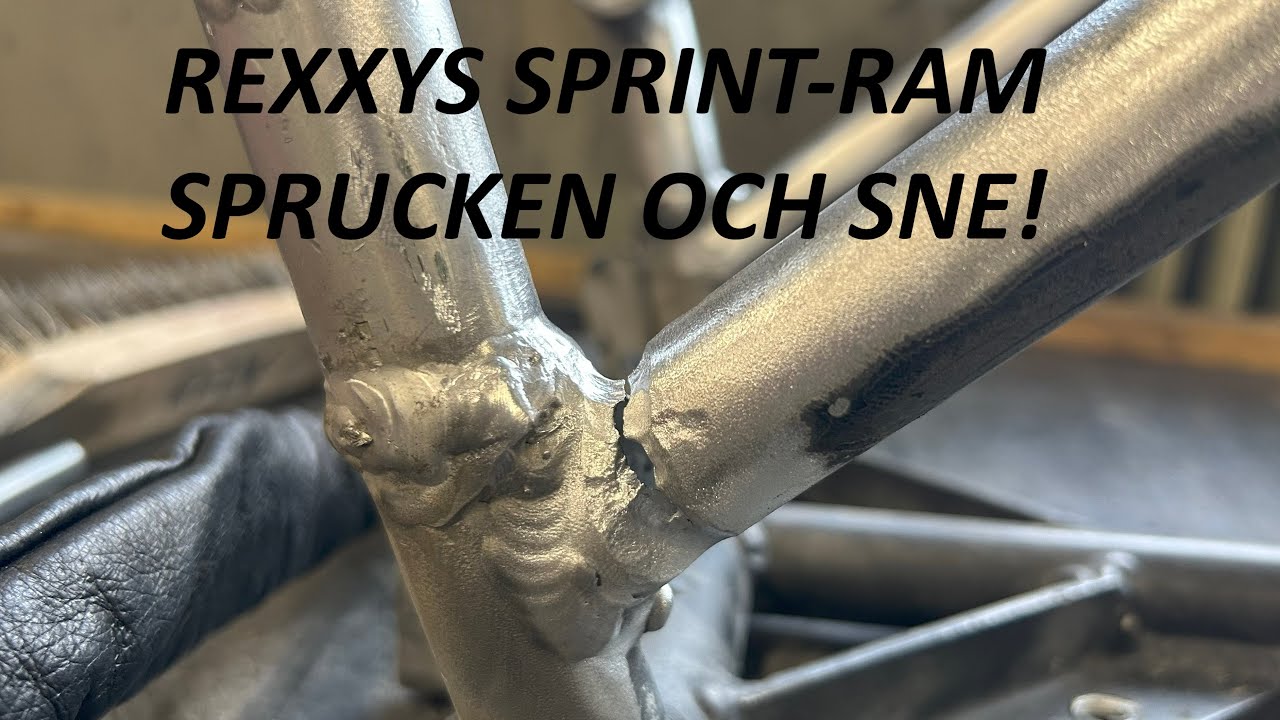 Svetslagar och riktar Rexxys sprint-ram!
