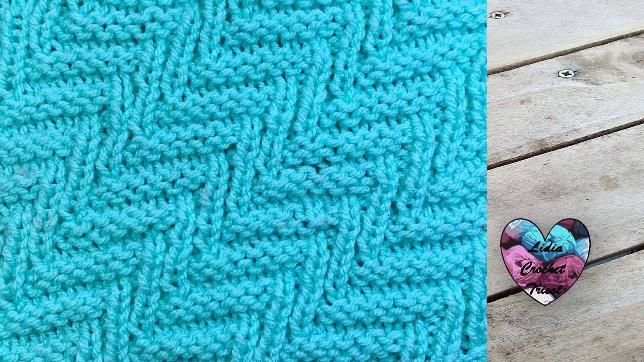 Tricot Point Zig Zag incliné 