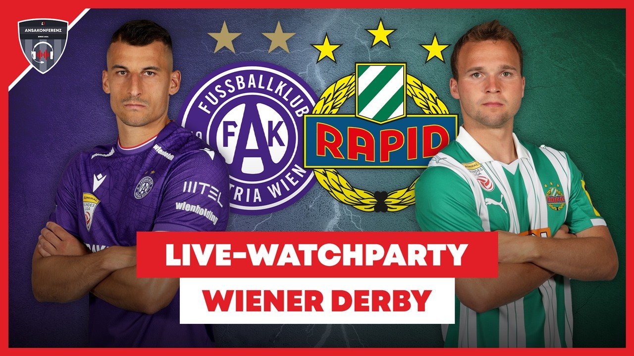 🔴 RE-LIVE-Watchparty zum Wiener Derby: Austria vs. Rapid I #Ansakonferenz