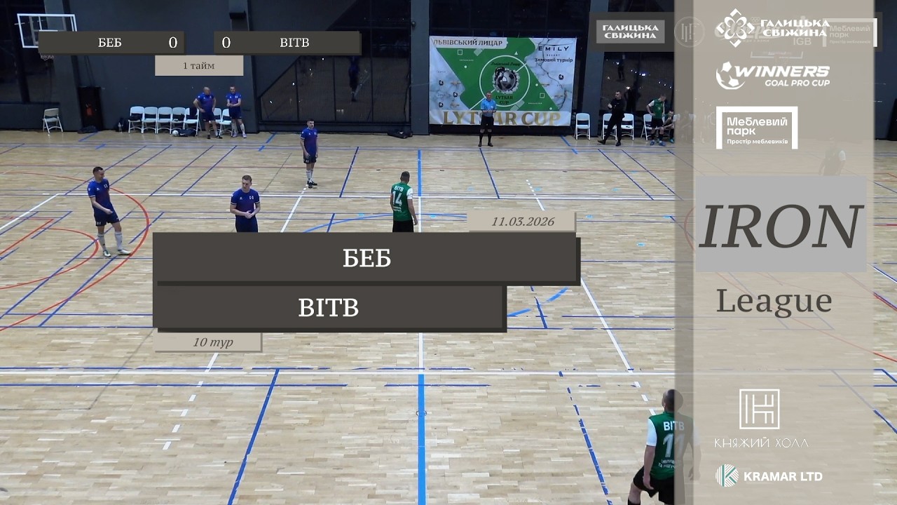 БЕБ - ВІТВ I Огляд матчу I 10 тур. Iron League