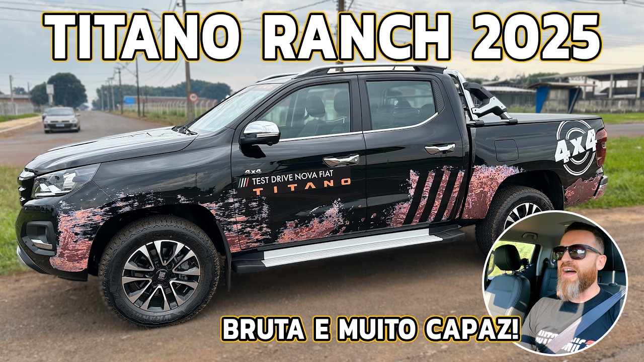 FIAT TITANO RANCH 2025 - No Test Drive Foi Bruta e Muito Capaz!
