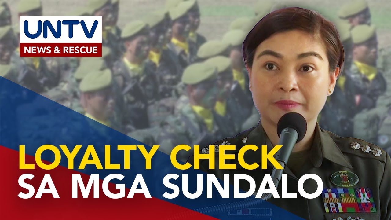 AFP: Loyalty check sa mga sundalo sa gitna ng tensyon ng mga Duterte at Marcos, hindi kailangan
