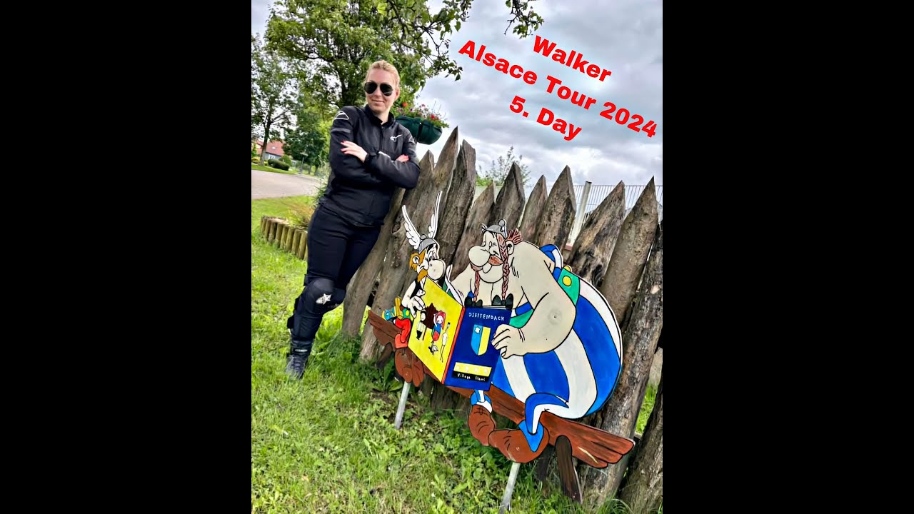 Alsace Tour 5. Day 29.05.2024. 🇫🇷⛰️🏰🌲🌧️🌳🇩🇪La route du Bas-Rhin (Alacsony Rajna) Tenere XTZ 1200