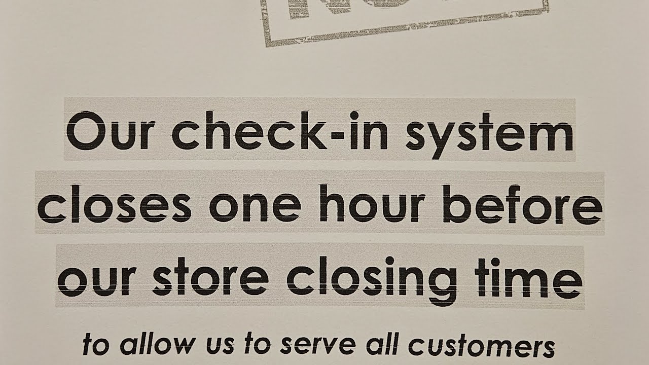 We're Closing...............on time!