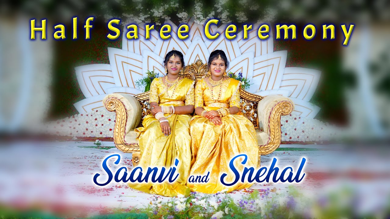 Saanvi & Snehal Half Saree Ceremony Full Video