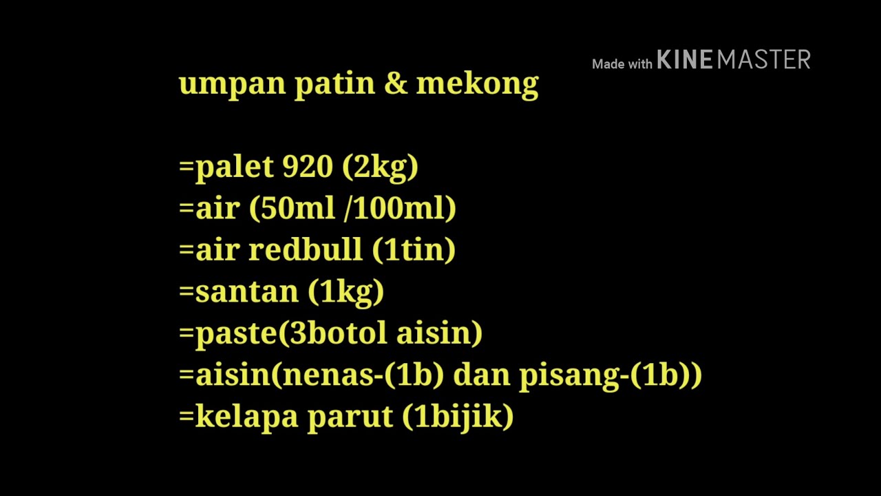 umpan patin @ mekong 920 peram ( mr rk )