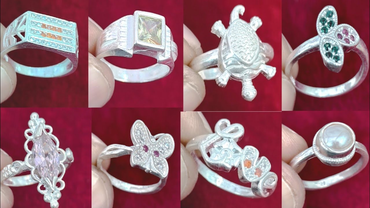 Silver Rings design || चांदी की अंगूठी न्यू मॉडल || देखें दोस्तों वजन और कीमत