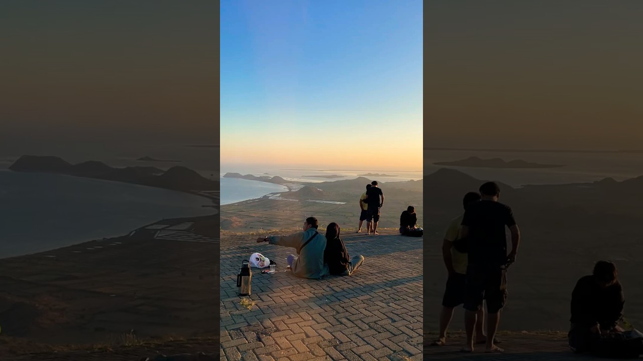 Sumbawa Indah! Suasana Ramai  pagi hari di bukit mantar #sumbawa #mantar #travel #bukitmantar