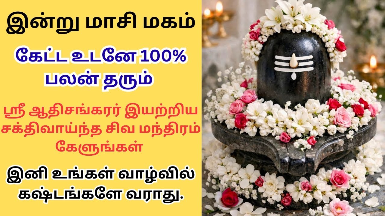 #கேட்ட உடனே 100% பலன் தரும் சிவமந்திரம் இன்று #மாசி மகம்
