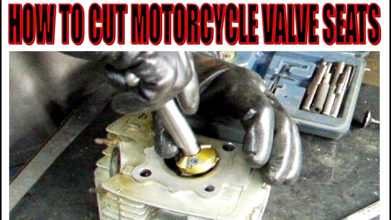 How to cut motorcycle valve seats.