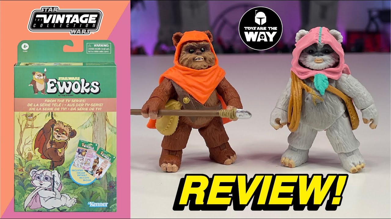 Star Wars The Vintage Collection Wicket & Kneesa | Ewoks 2 Pack Review!