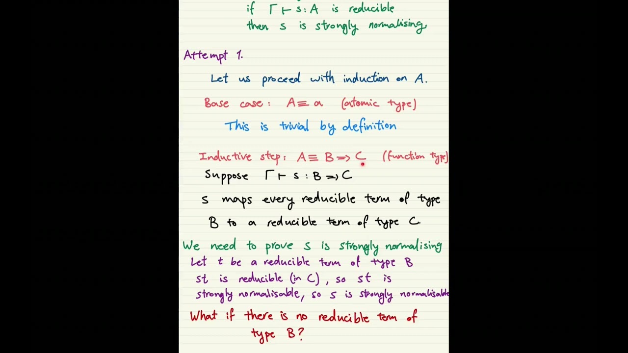Lecture 13 - Strong Normalisation