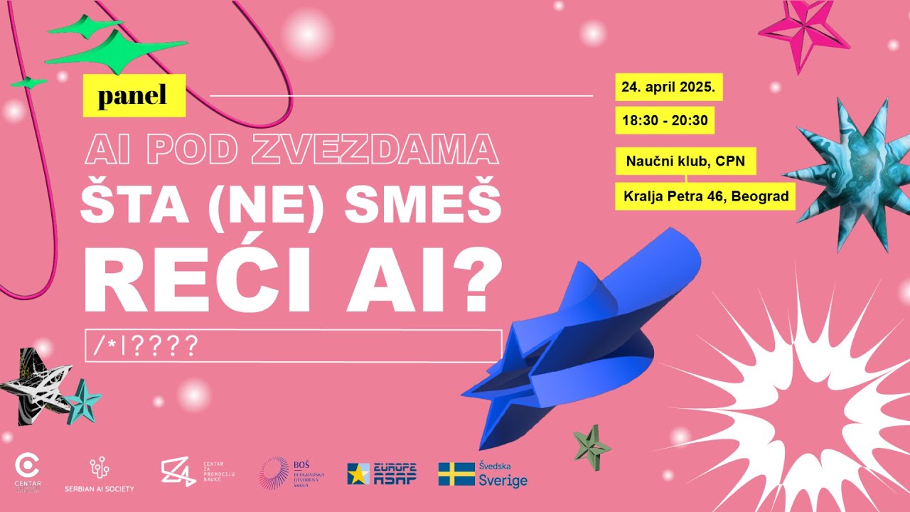 AI pod zvezdama: Šta (ne) smemo reći AI?