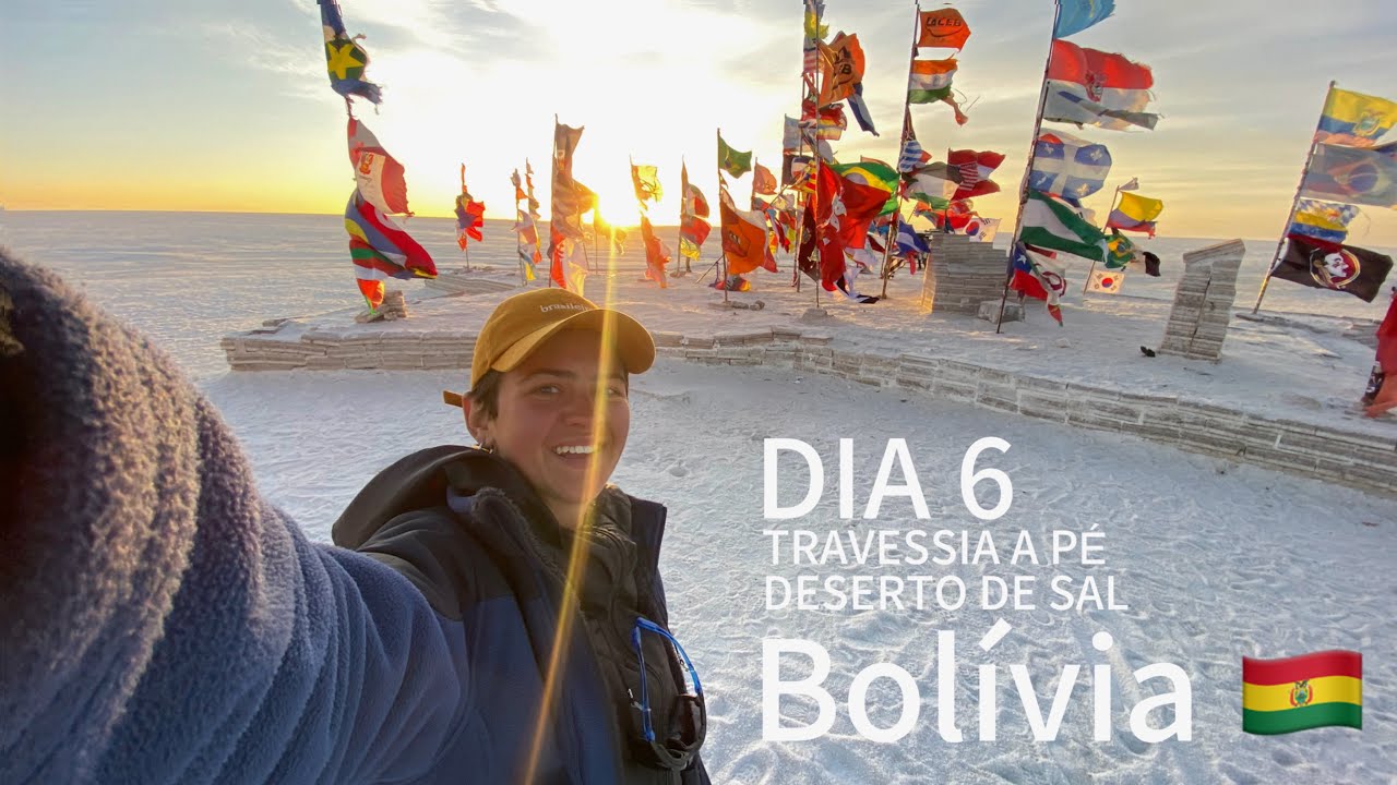 cansada e feliz - maior deserto de sal do mundo