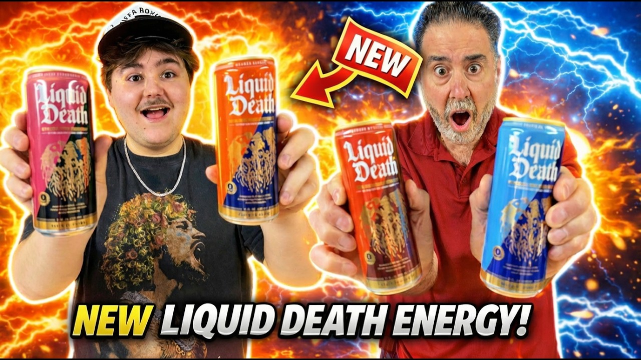 Протестированы новые энергетические напитки Liquid Death | Лучше, чем Monster?
