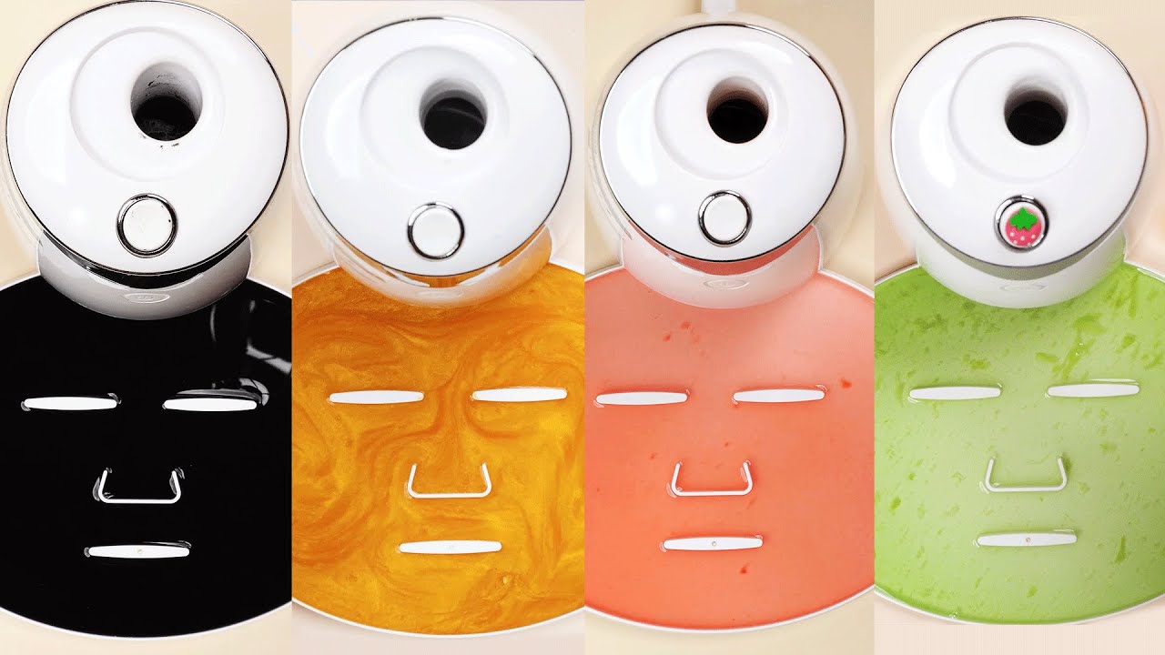 Satisfying Shorts Compilation 💄 I Made 50+ Fruit Face Mask Compilation 🍎 🍐 🍊 🍌 🍉 🍇 🍓 🫐 🍈
