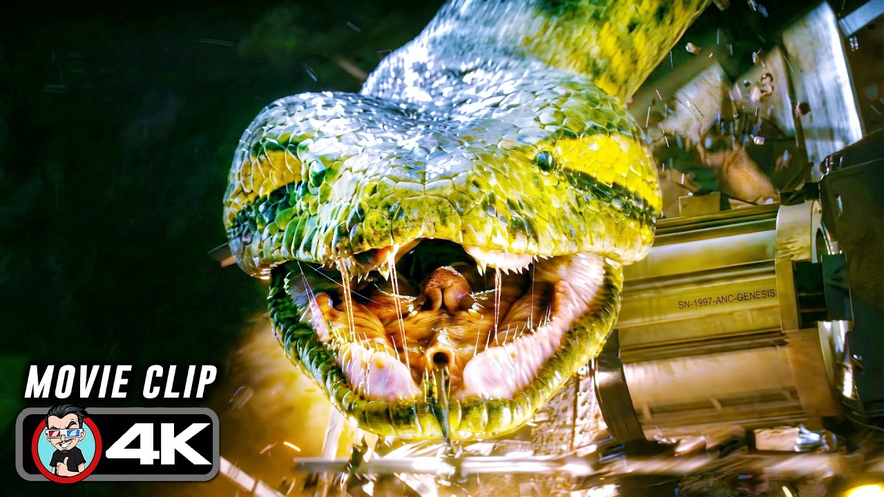 Anaconda Swallows Gold Miners Scene | ANACONDA (2025) Movie CLIP 4K