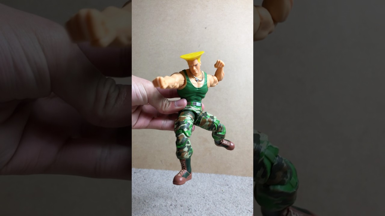 Posing / Unboxing Jada Toys Guile Street Fighter 2 
