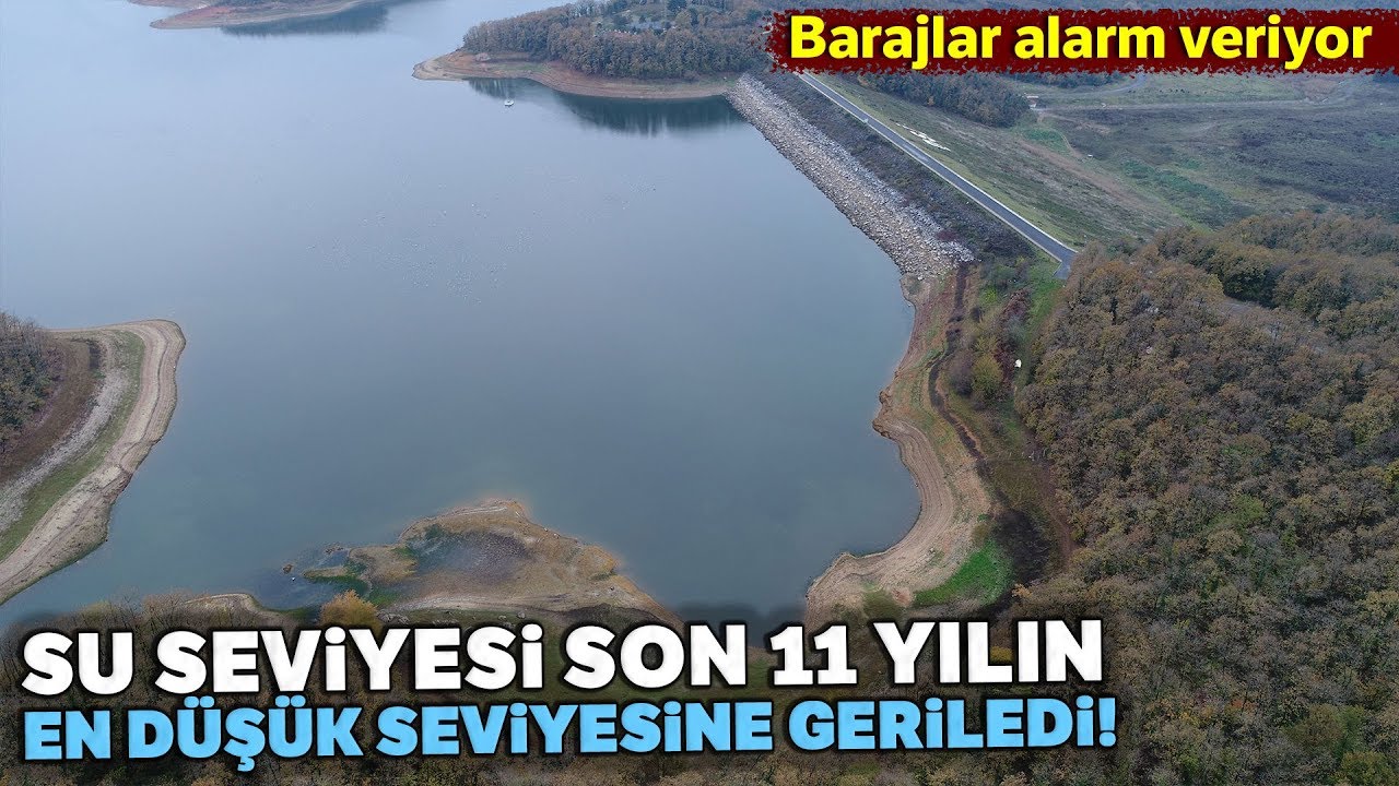 Ömerli Barajı'ndaki Son Durum Havadan Görüntülendi