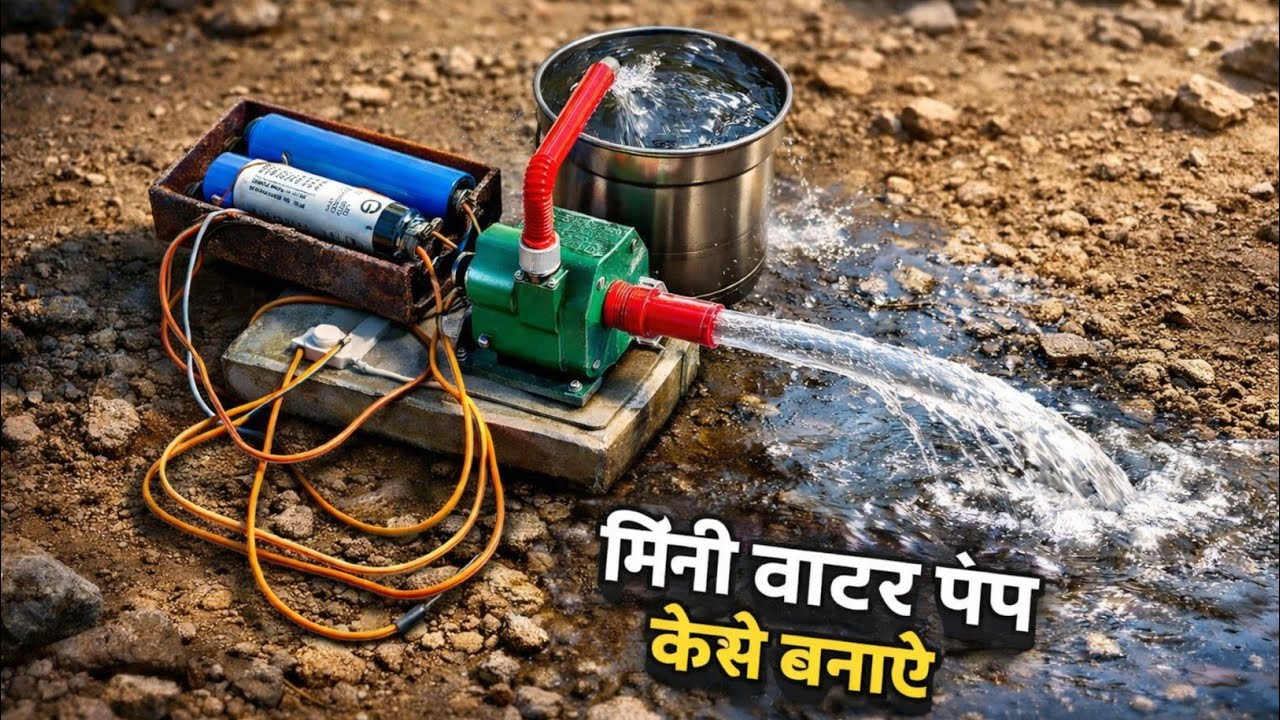 How to make a mini water pump & mini water pump at home/diy easy science project 