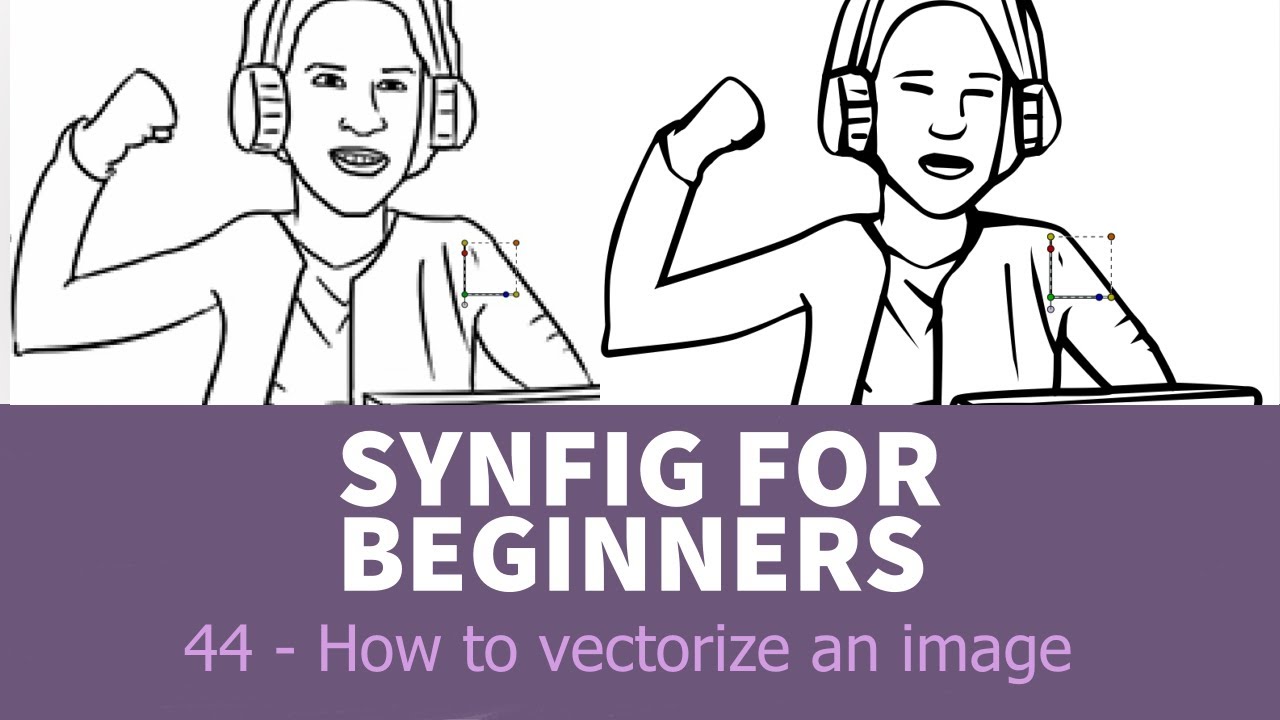 Synfig for beginners: 44 - How to vectorize an image