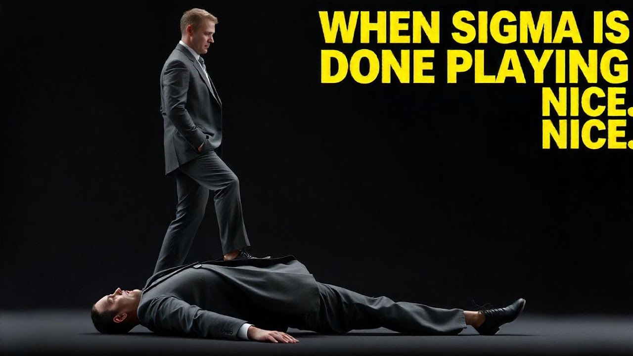 When a Sigma Male Is Done Playing Nice, Here's What Happens