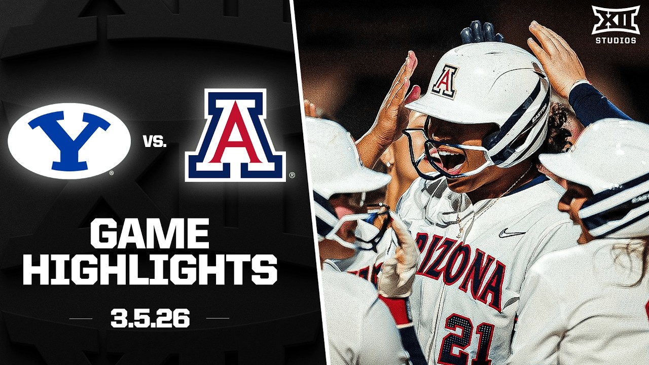 BYU vs. #14 Arizona Highlights (3.5.26) | 2026 Big 12 Softball
