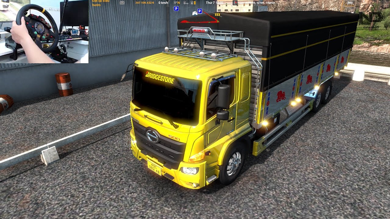 ETS2 Mod - Hành Trình Vận Chuyển Hàng Bằng Xe Tải Hino 500