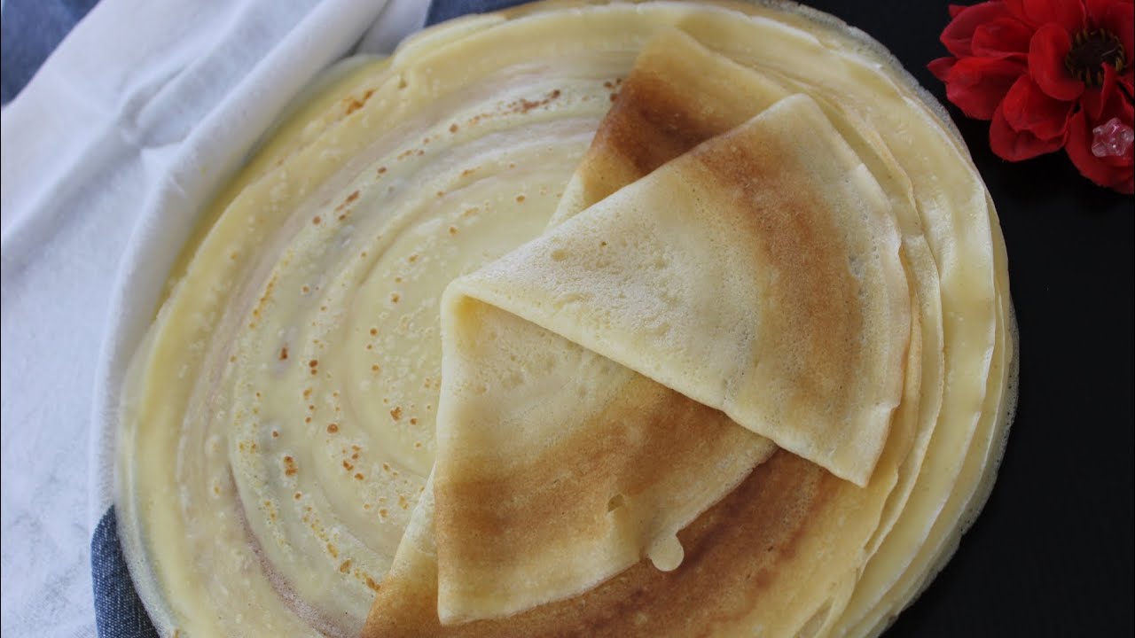 Crepe recipe - super easy crepes recipe- Basic french crepes recipe- super fast crepes batter recipe