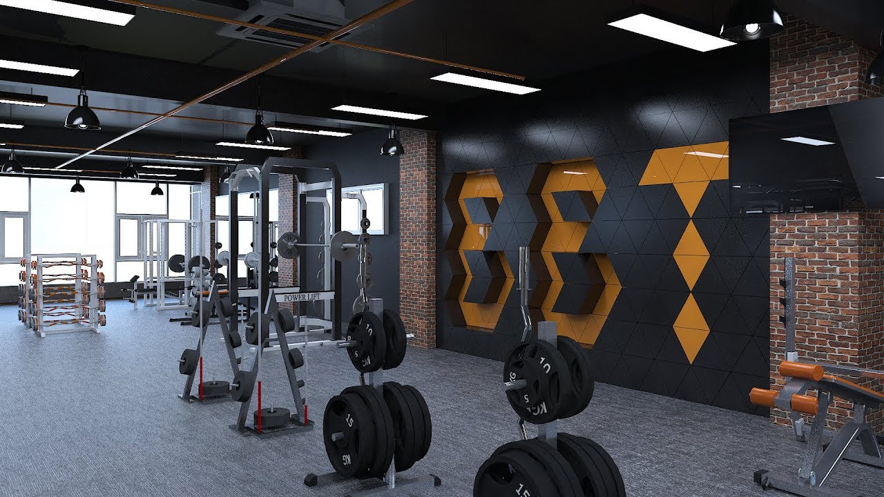 Ph&ograve;ng GYM Vip tạ khủng thiết kế đẹp mắt BBT Quận 12