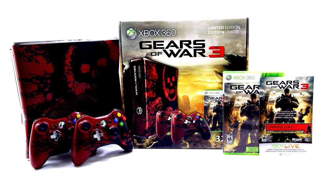 Распаковка Gears of War 3 для консоли Xbox 360 (ограниченное издание)