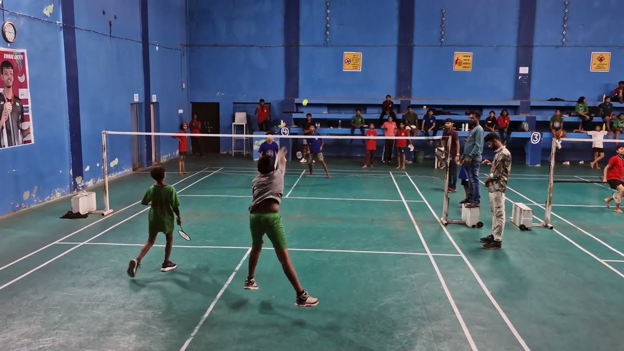 Badminton final at division level (Jagadalpur )  From:- EMRSs sports meet -2k25