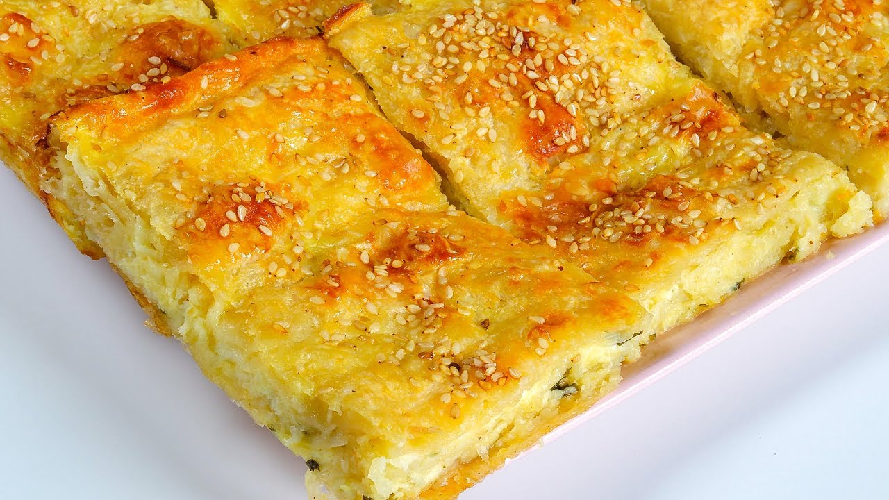 البوريك التركي احلي غدا أو عشا ممكن تعمليه 👌 هيفوتك كتير لو مجربتيش طعمه رووووعه 🙈