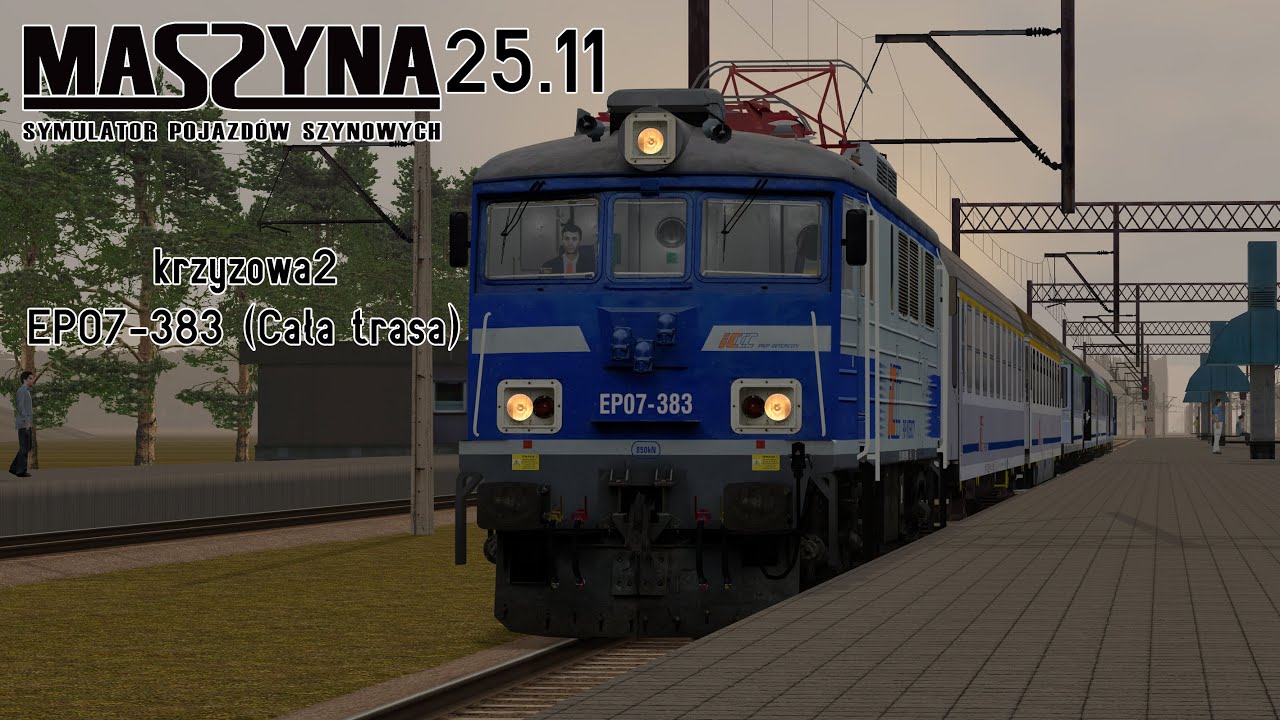 MaSzyna 25.11 | krzyzowa2 EP07-383 (Cała trasa) | Dzień kolejarza | Petycja: połącznie Rybnik-Kraków