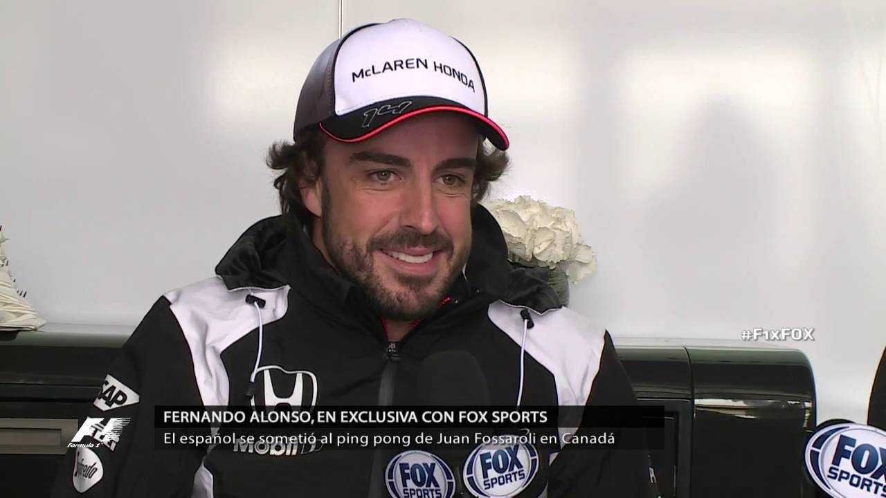 El Show de la F1 en FOX Sports: Exclusiva Fernando Alonso en Canada 2016 Parte 3