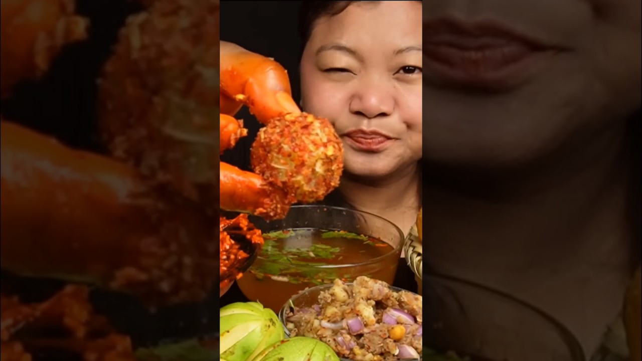 ASMR EXTREMELY SOUR LEMON,AMBERELLA, GREEN APPLE AND MANGO EATING//EATING SOUR FRUIT MUKBANG