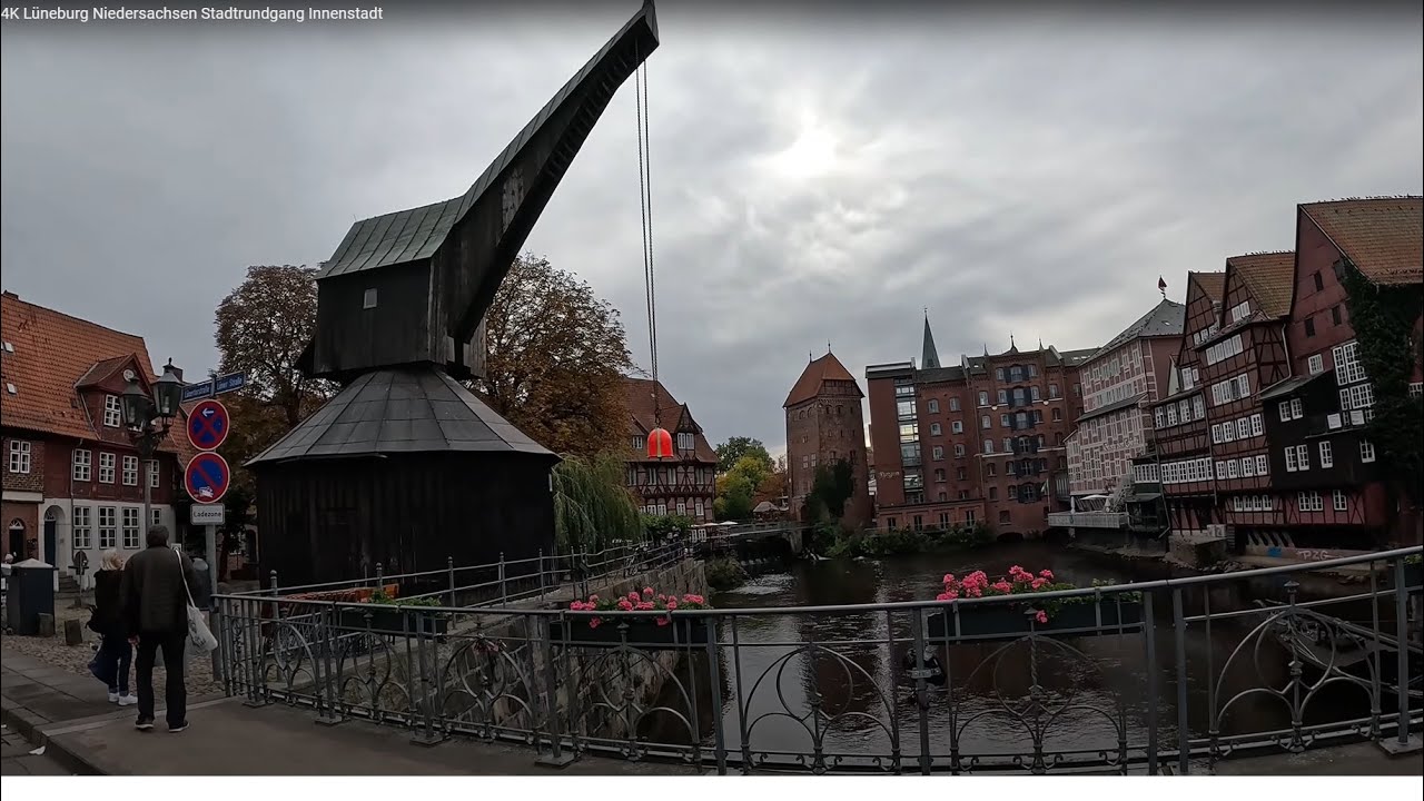 4K Lüneburg Niedersachsen Stadtrundgang Innenstadt