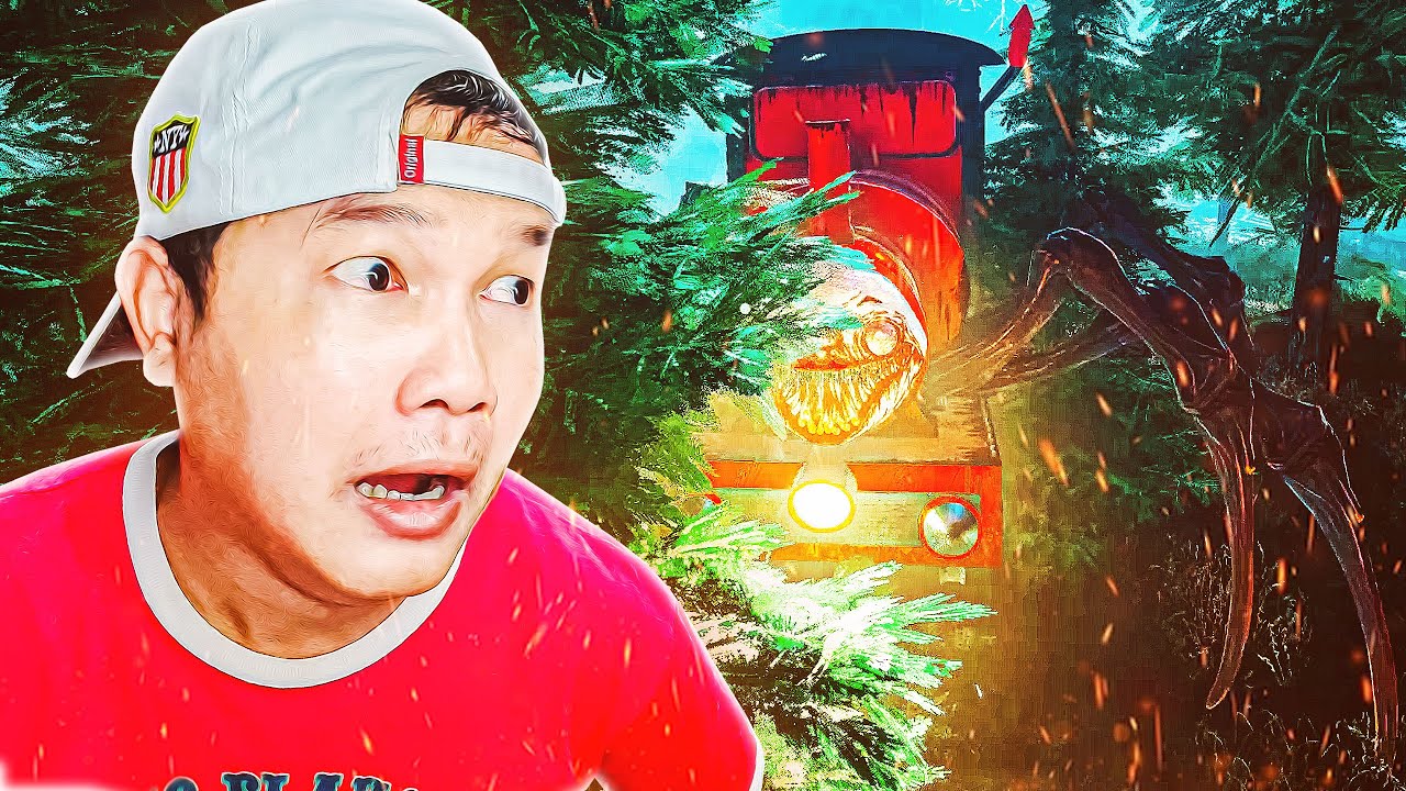 គ្មានអ្នកណាអាចគេចផុតពីបិសាចរថភ្លើងទេ?? Choo Choo Charles Cambodia Part 2