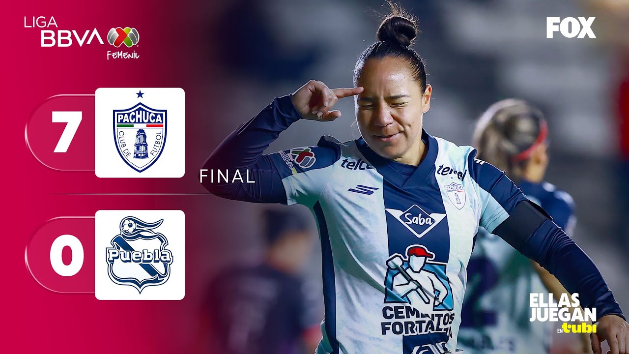 PACHUCA 7-0 PUEBLA | RESUMEN | LIGA MX FEMENIL | CLAUSURA 2026 | JORNADA 4