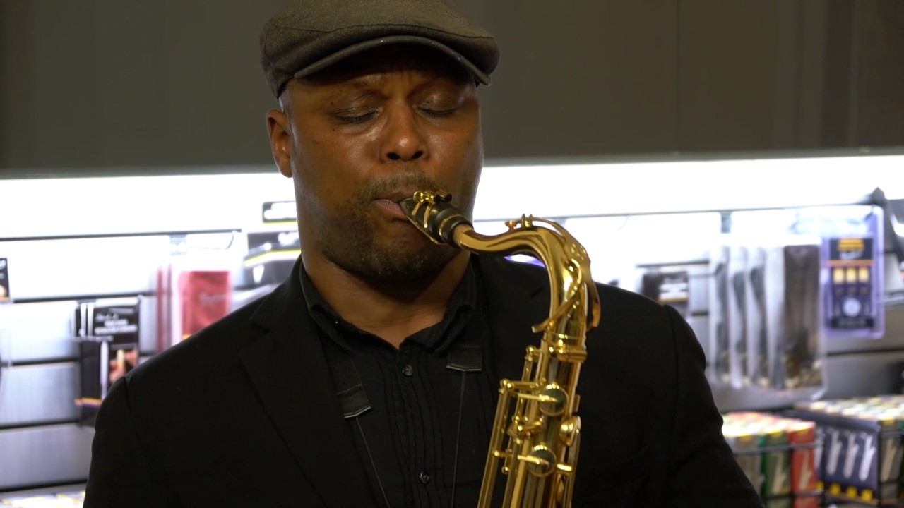 JD Allen visiting the Vandoren Studio in Chicago
